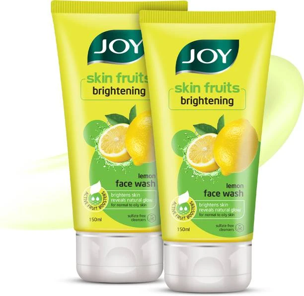Joy Skin Fruits Lemon Brightening  For Oily Skin with Vitamin C 150ml